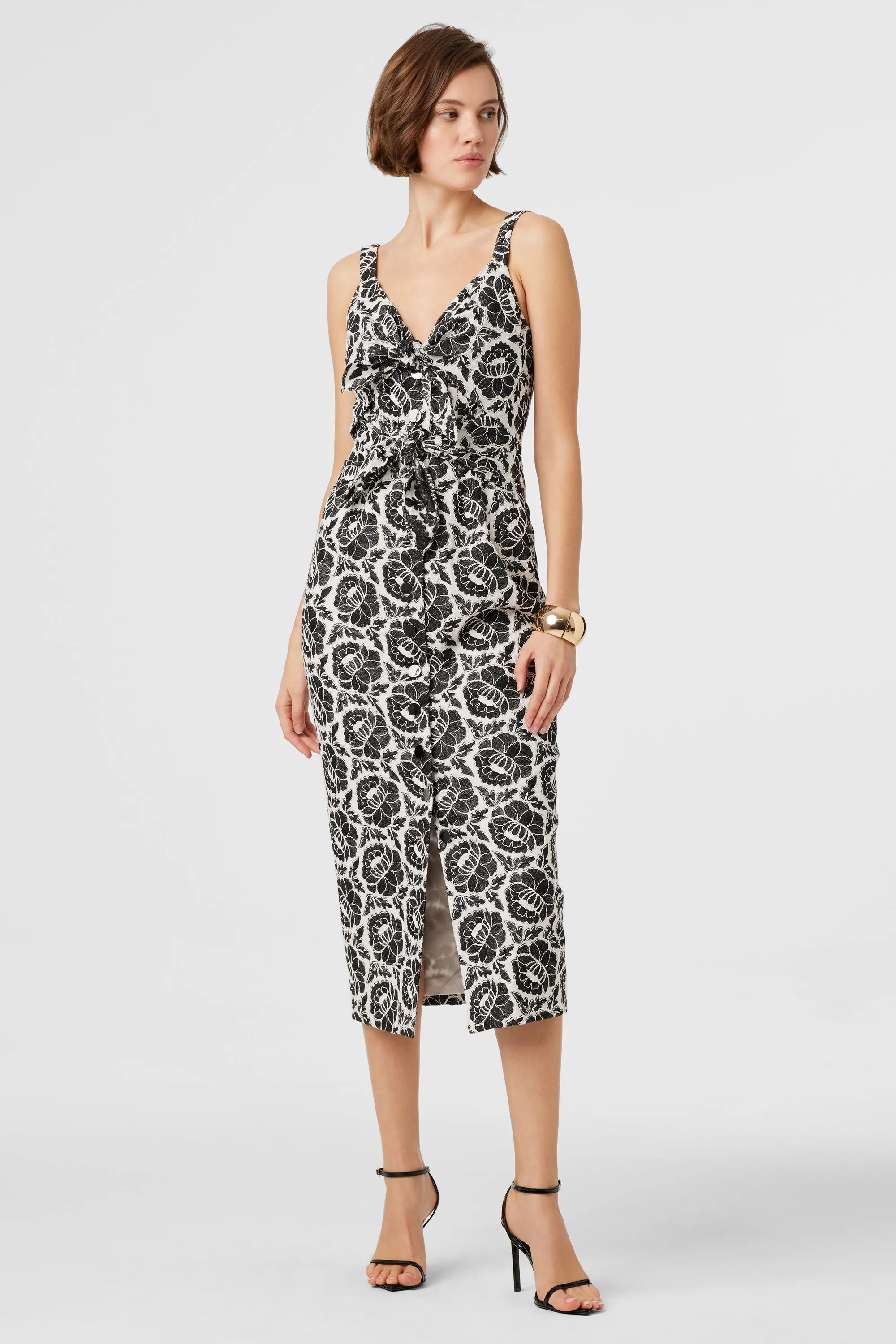 GIA DOUBLE TIE FRONT DRESS sold by Toccin product image thumbnail 2