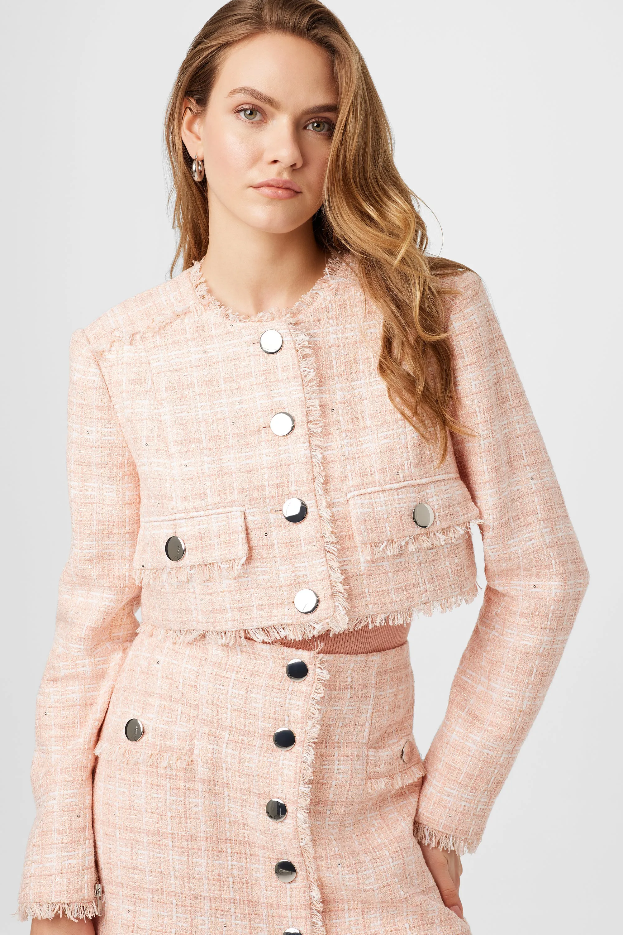 Lainey Crew Neck Tweed Jacket sold by Toccin product image thumbnail 3