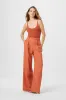 Hailey Linen Wide Leg Trouser sold by Toccin