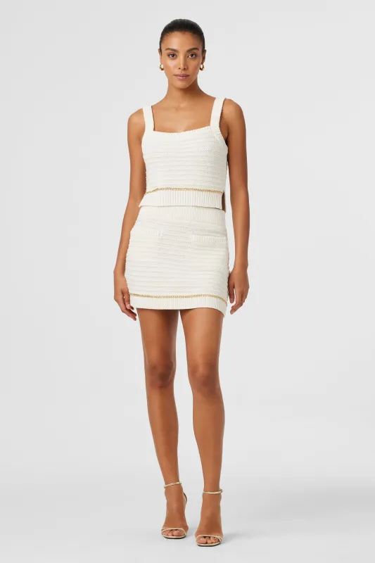 Benson Pull On Knitted Mini Skirt sold by Toccin