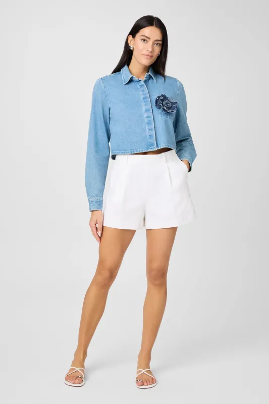 Savannah Denim Shorts sold by Toccin