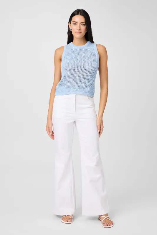 Gaia High Waist Denim Flared Pants sold by Toccin