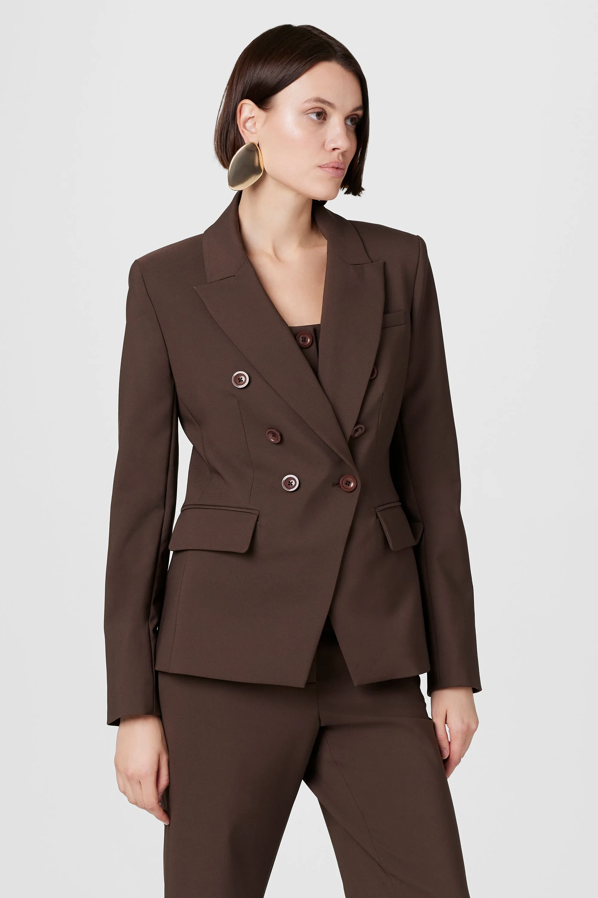 Kylie Suiting Double Breasted Blazer sold by Toccin