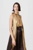 Hattie Sleeveless Metallic Blouse sold by Toccin