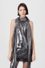 Hattie Sleeveless Metallic Blouse sold by Toccin