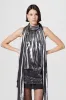 Hattie Sleeveless Metallic Blouse sold by Toccin