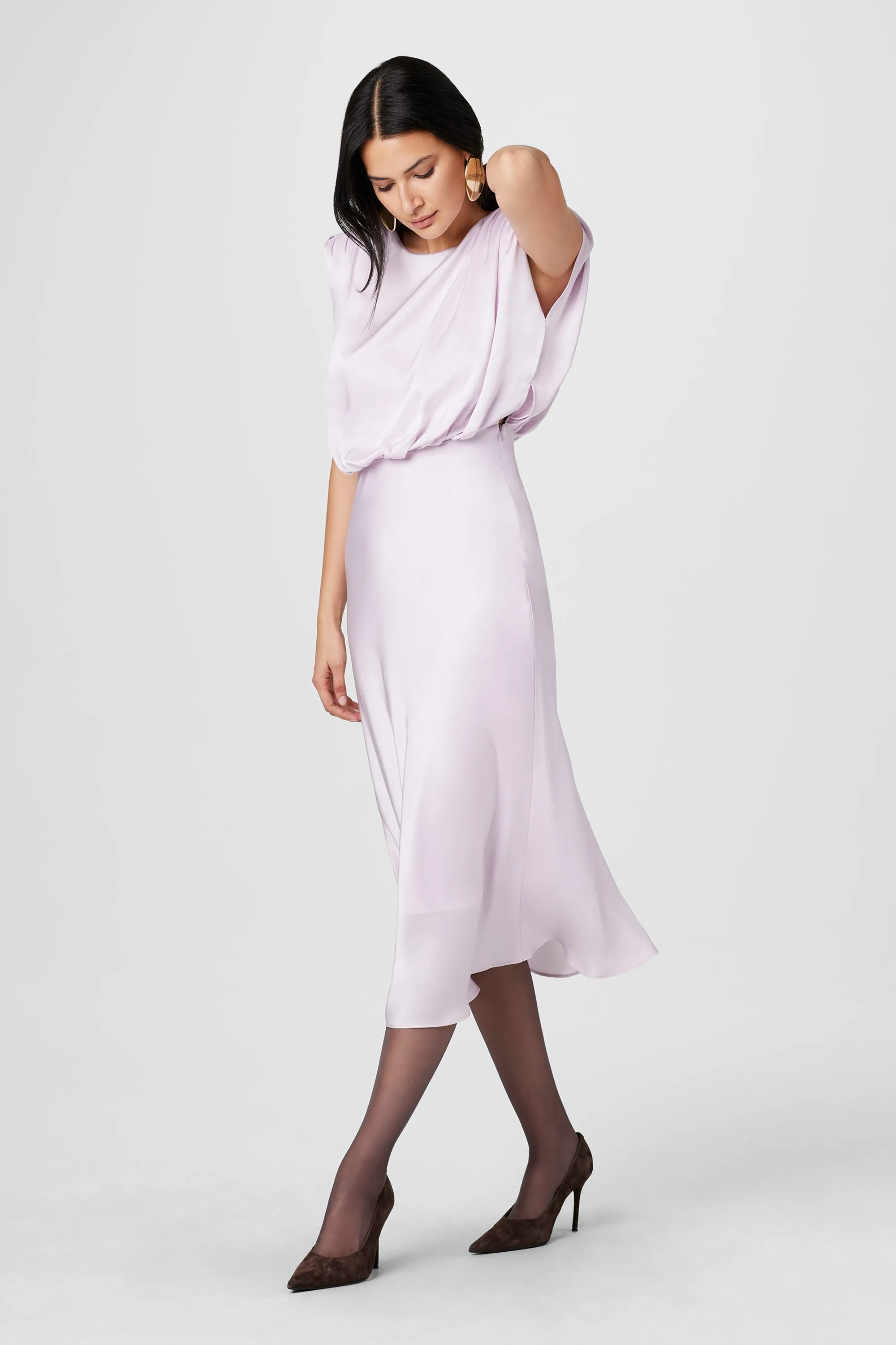 Flora Sleeveless Blouson Midi Dress sold by Toccin product image thumbnail 4