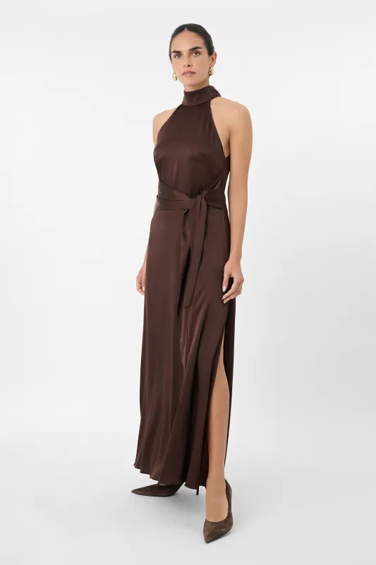 Jocelyn Maxi Silky Satin Dress sold by Toccin