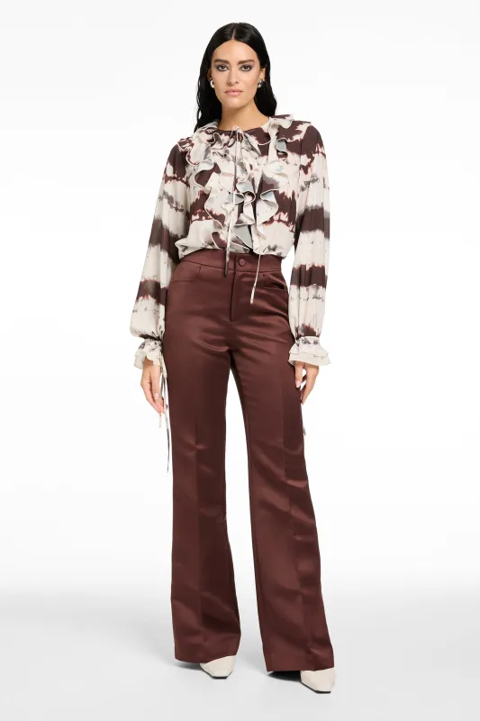 TOBI EXAGGERATED RUFFLE BLOUSE sold by Toccin