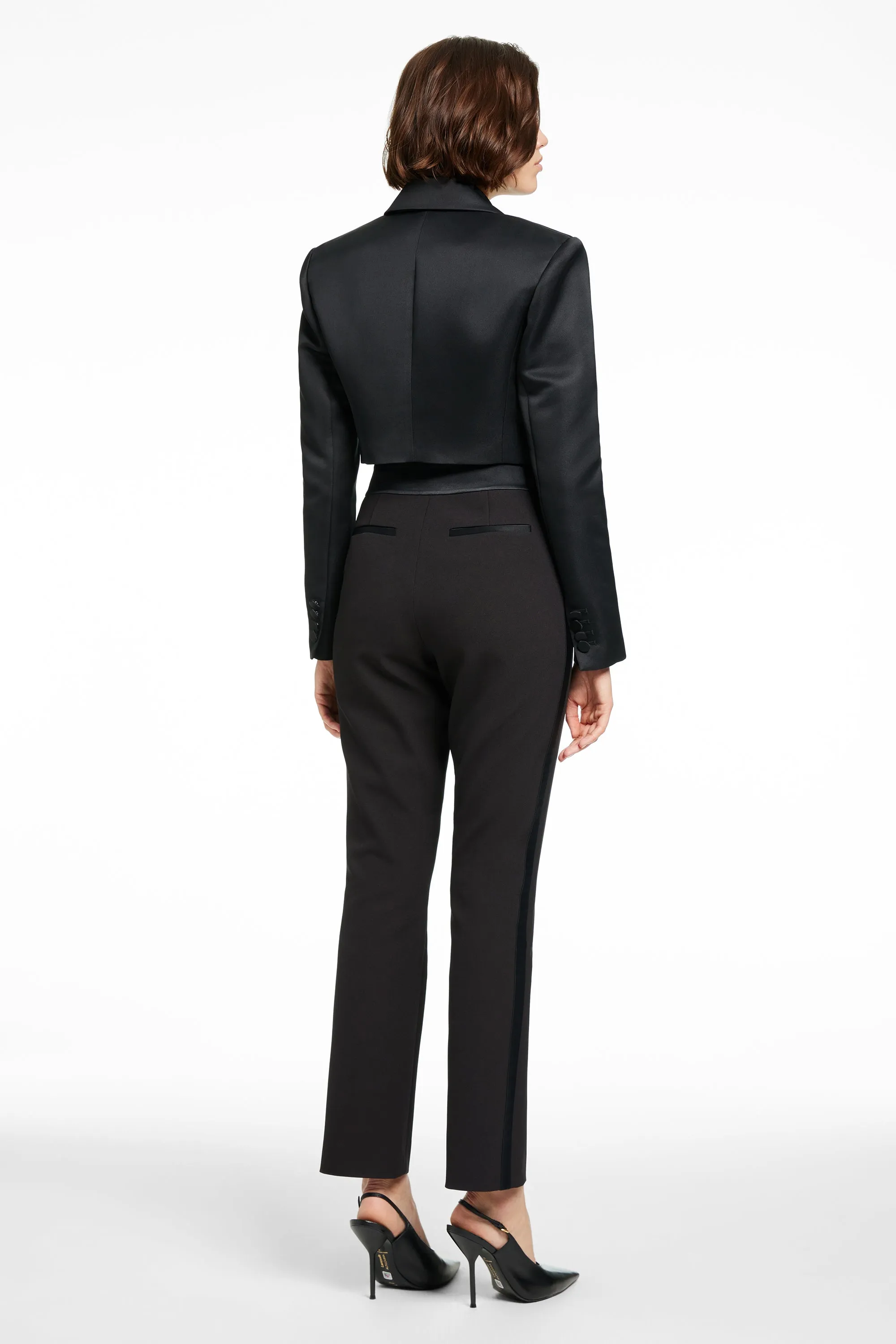 FREYA CROPPED TUXEDO BLAZER sold by Toccin product image thumbnail 2