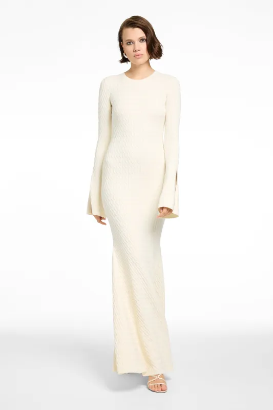 FRANCESCA FLARE SLEEVE MAXI DRESS sold by Toccin