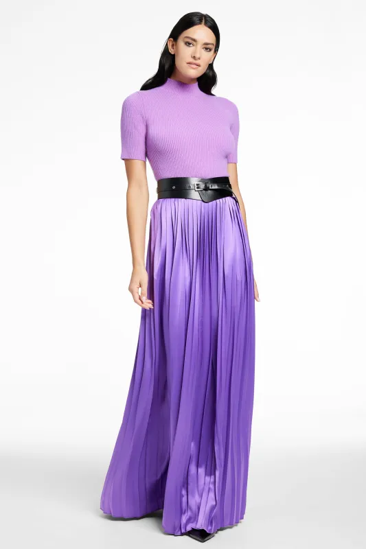 DILLON PLEATED MIDI SKIRT sold by Toccin