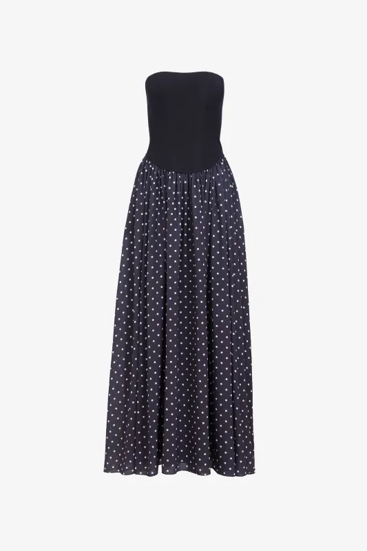 ODETTE STRAPLESS CORSET MAXI DRESS sold by Toccin