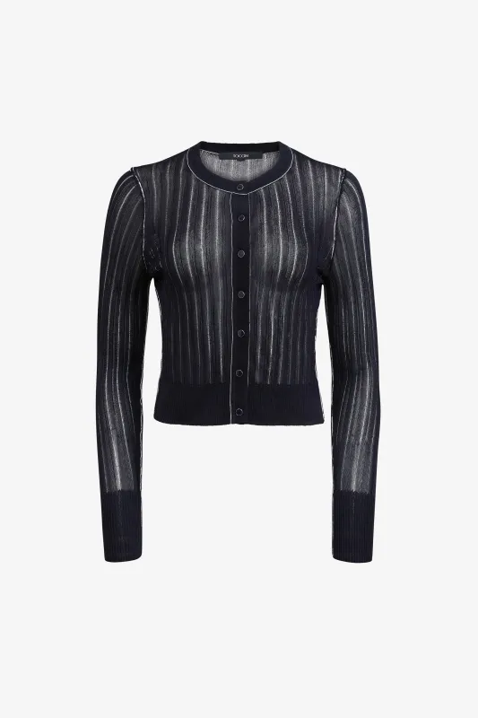 CROSBY CROPPED CARDIGAN made by Toccin