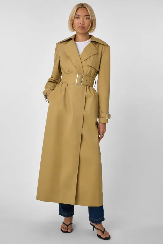 DECLAN	CLASSIC BELTED TRENCH made by Toccin