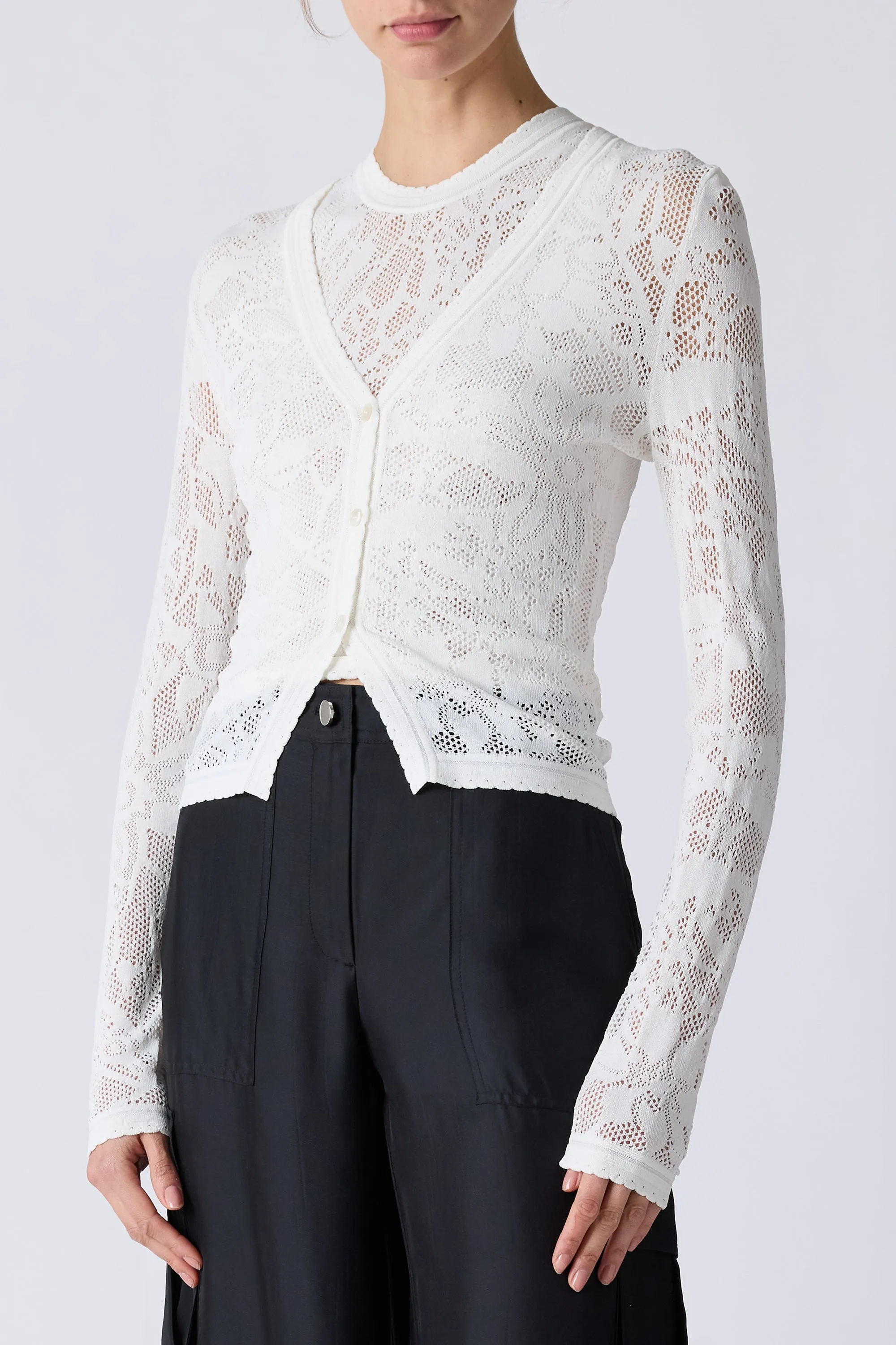 ANNABELLE V-NECK CARDIGAN sold by Toccin product image thumbnail 3