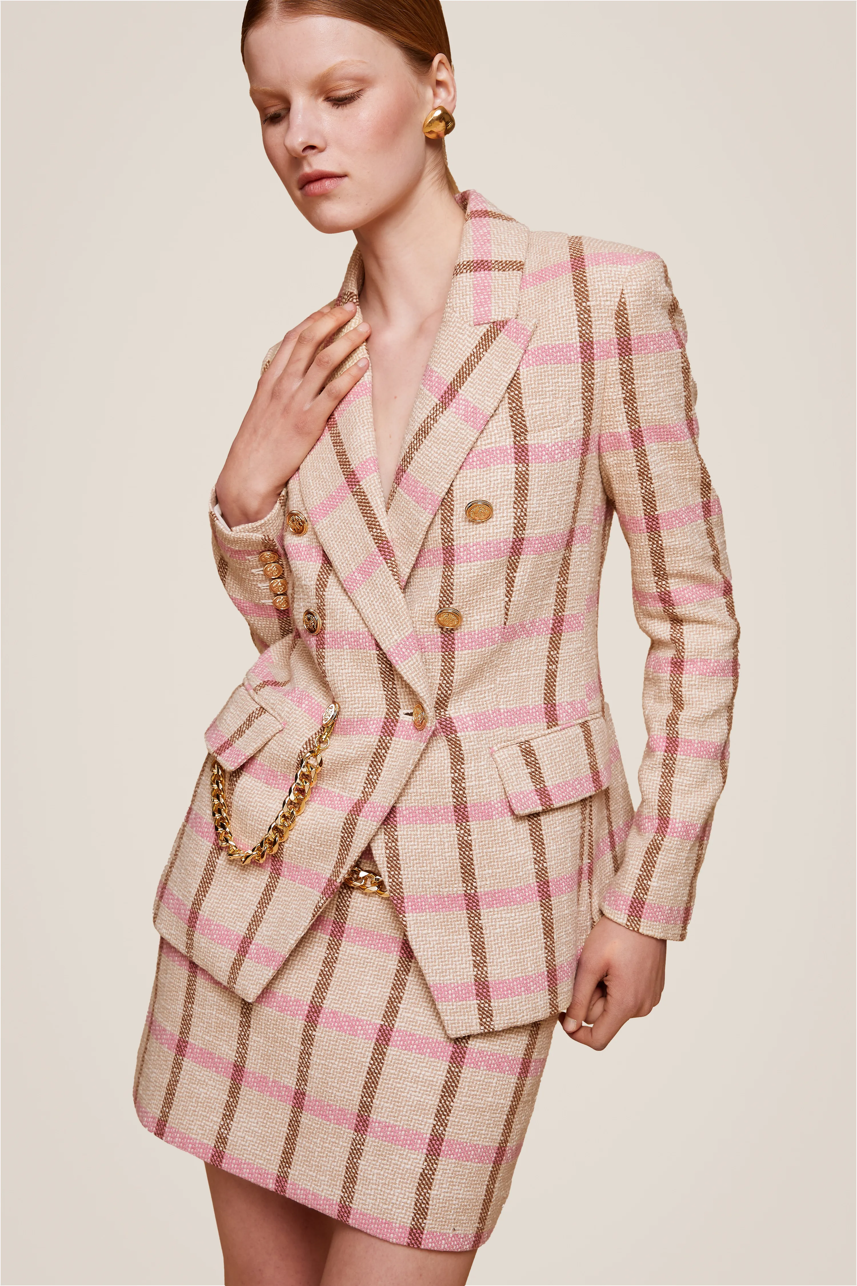 Kylie Tweed Double Breasted Blazer sold by Toccin product image thumbnail 2