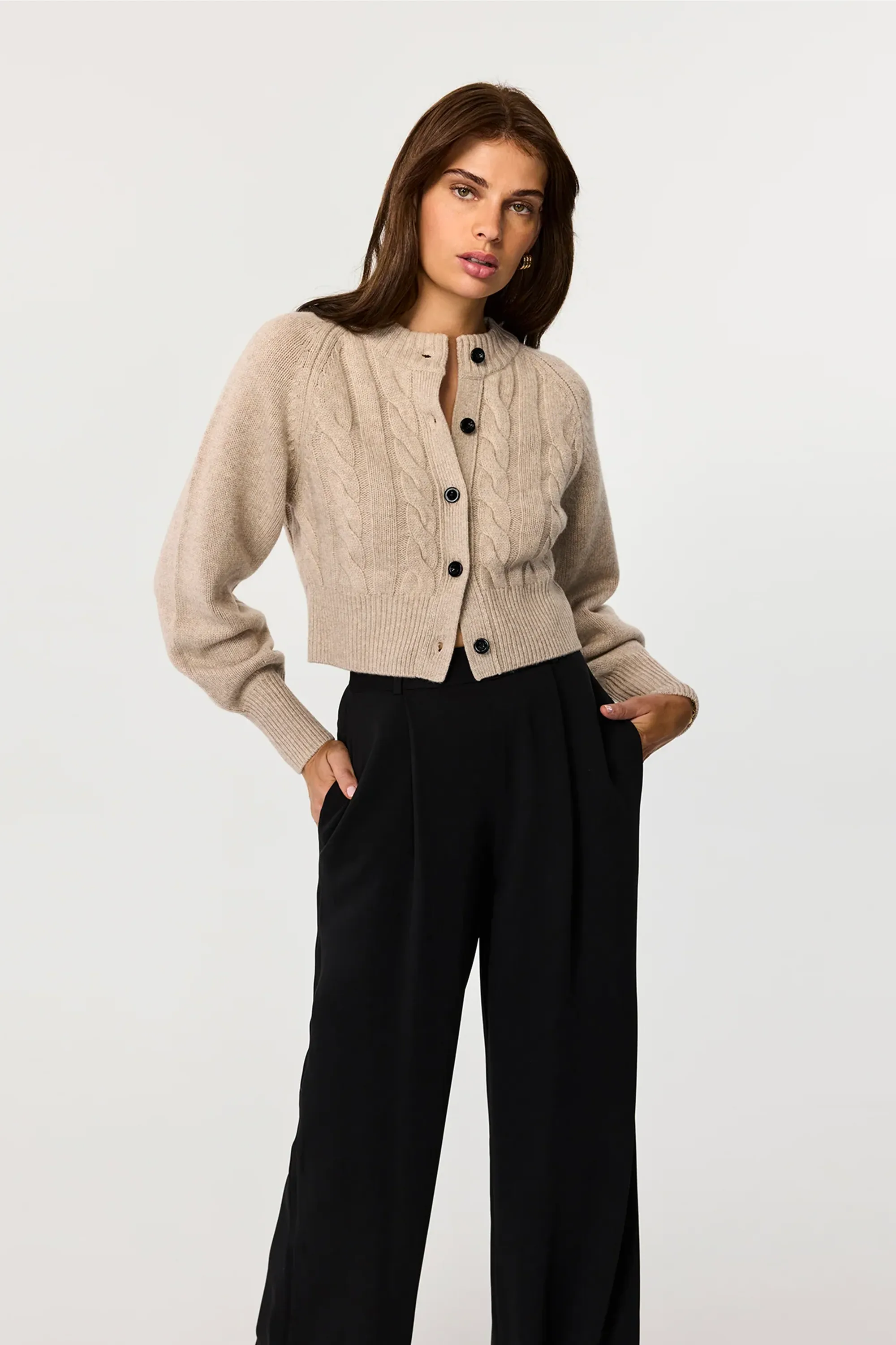 Rita Cashmere Cropped Cardigan sold by Toccin product image thumbnail 3