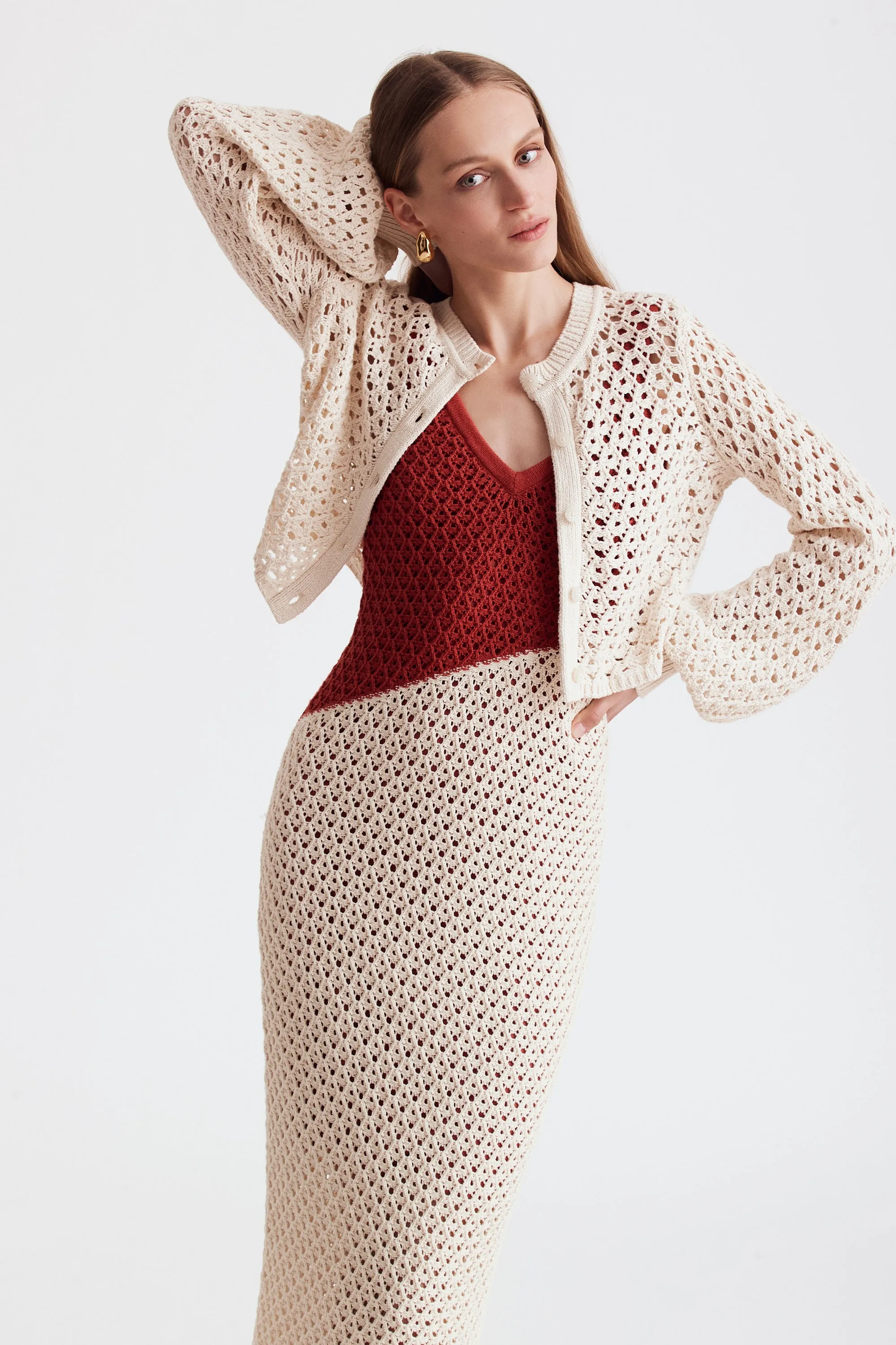 Kayla Colorblock Tank Midi Dress sold by Toccin product image thumbnail 4