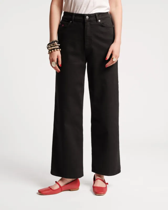 Ace Jean Stretch Denim - Black sold by Frances Valentine