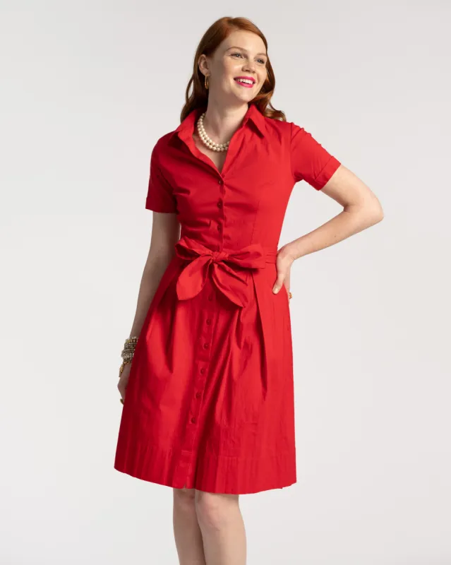 Bella Dress Red sold by Frances Valentine