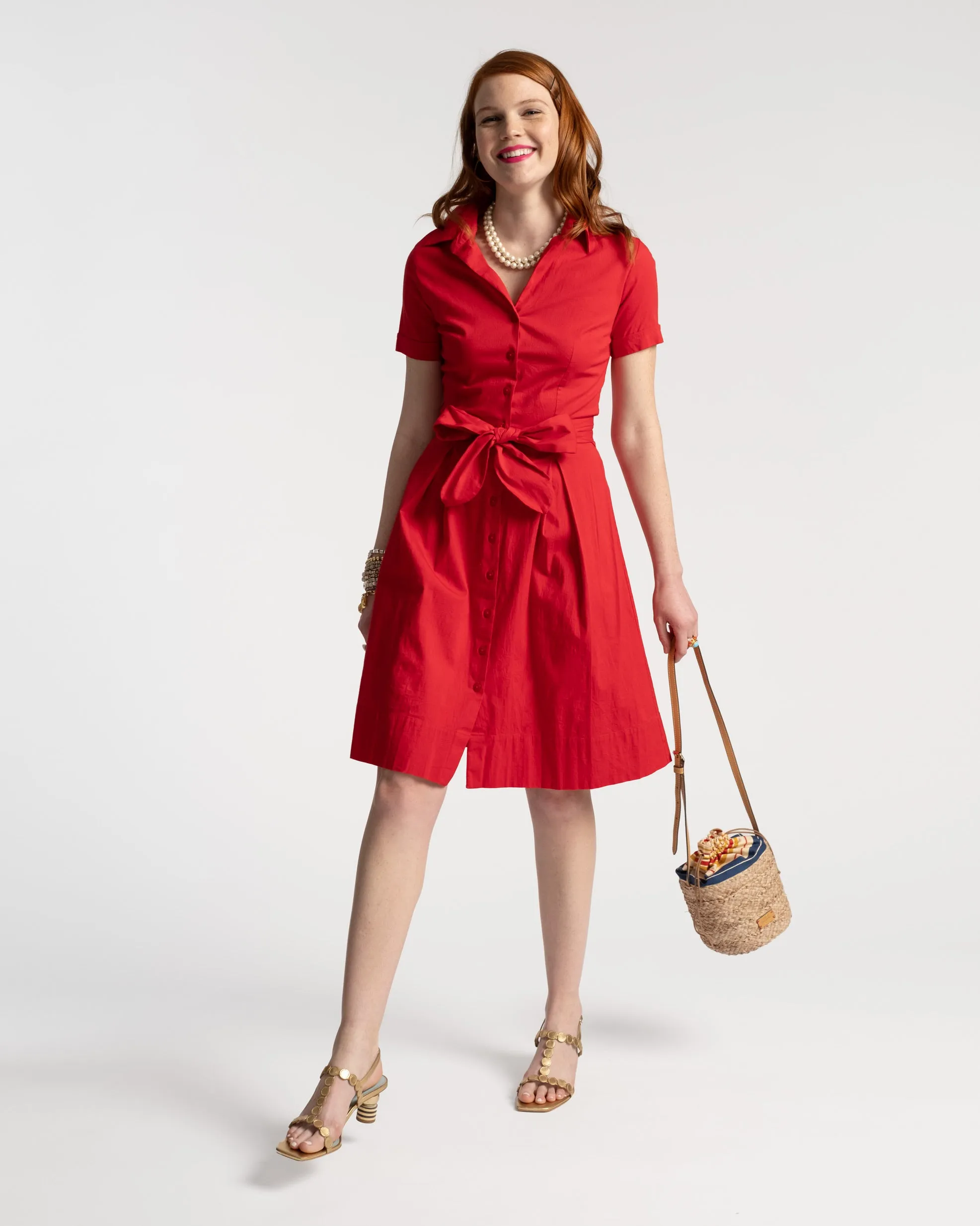 Bella Dress Red sold by Frances Valentine product image thumbnail 2