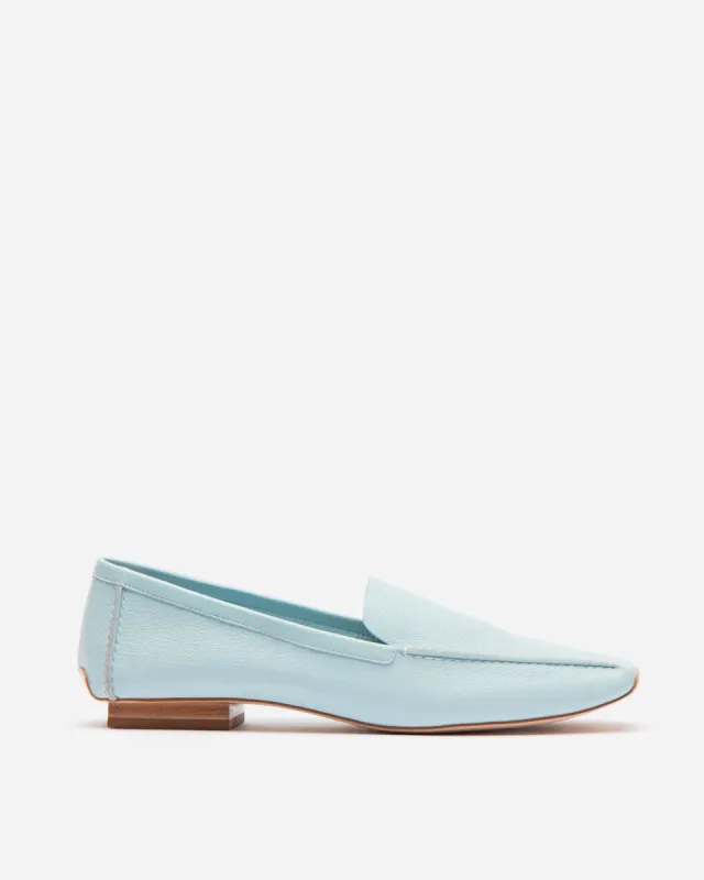 Elyce Loafer Leather Light Blue sold by Frances Valentine