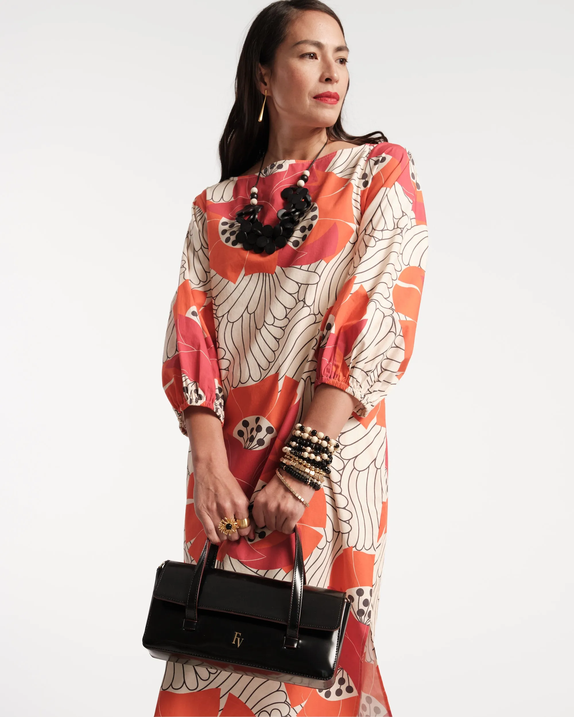 Small Slim Tote Spazzolato Black sold by Frances Valentine product image thumbnail 2