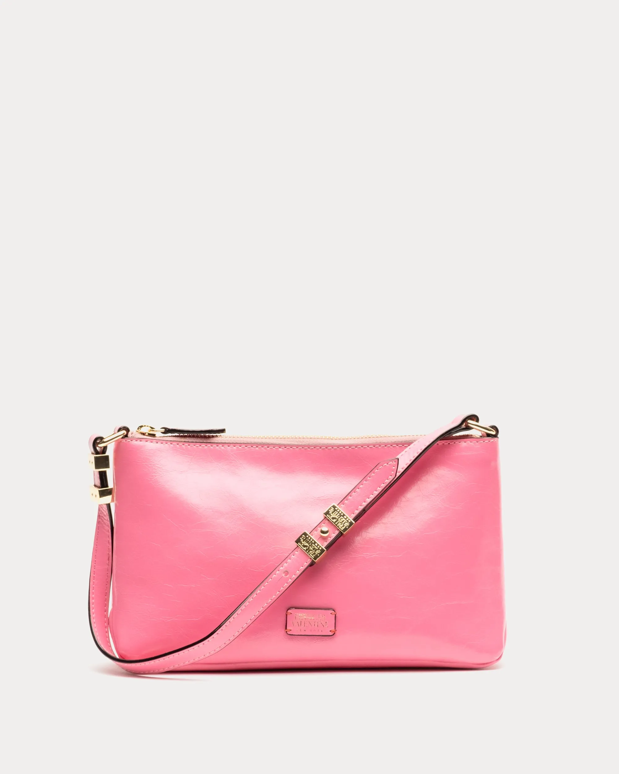 Freddie Shoulder Bag - Crinkled Leather Pink sold by Frances Valentine product image thumbnail 3