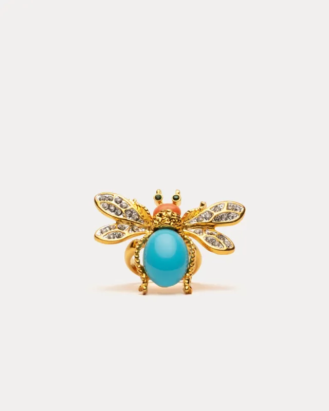 Bee Ring Blue sold by Frances Valentine