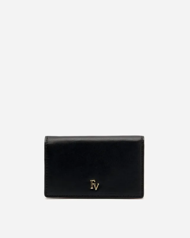 Evening Wallet Soft Nappa Black Oyster sold by Frances Valentine