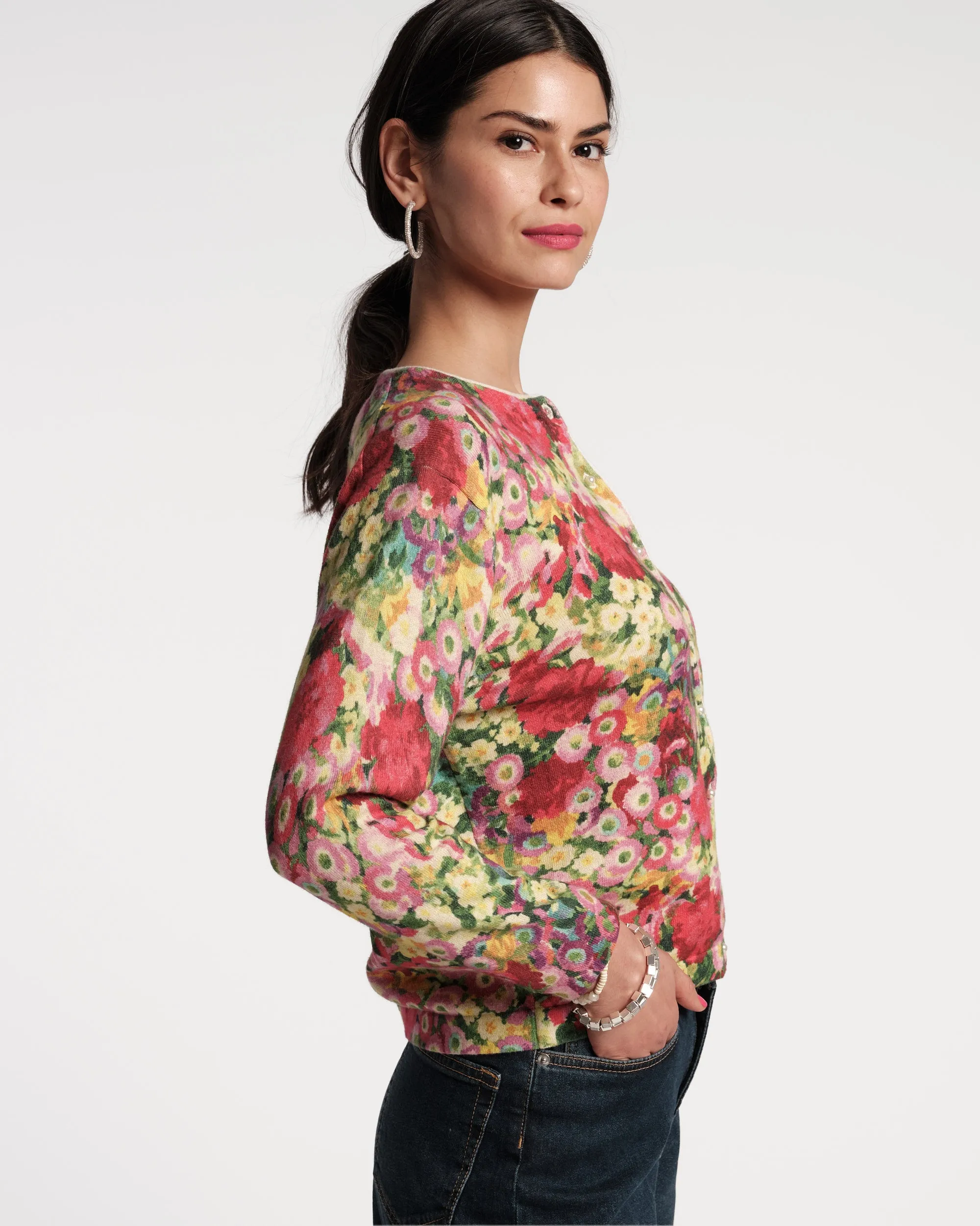 Darling Cardigan Chamomile Cluster Multi sold by Frances Valentine product image thumbnail 2