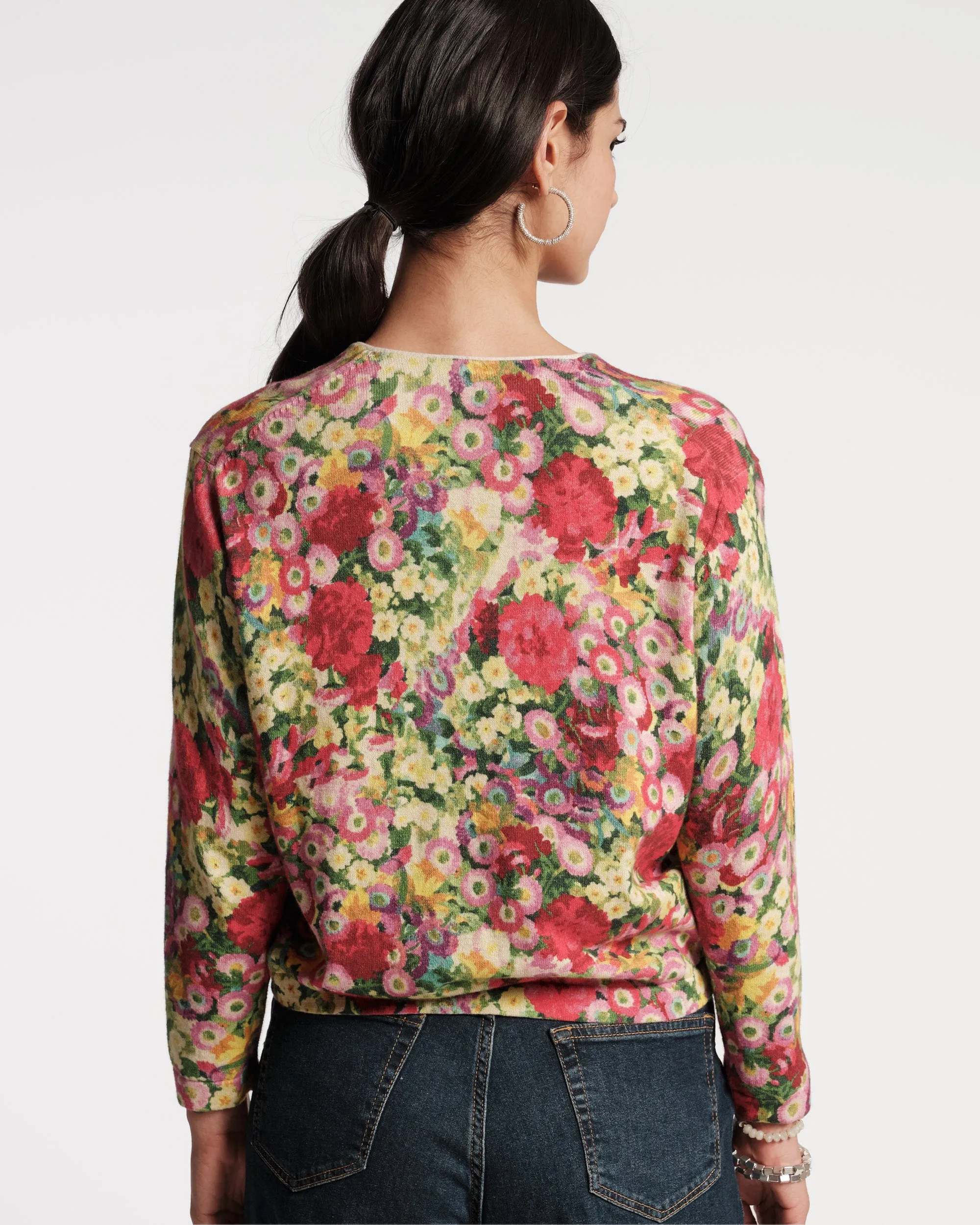 Darling Cardigan Chamomile Cluster Multi sold by Frances Valentine product image thumbnail 3