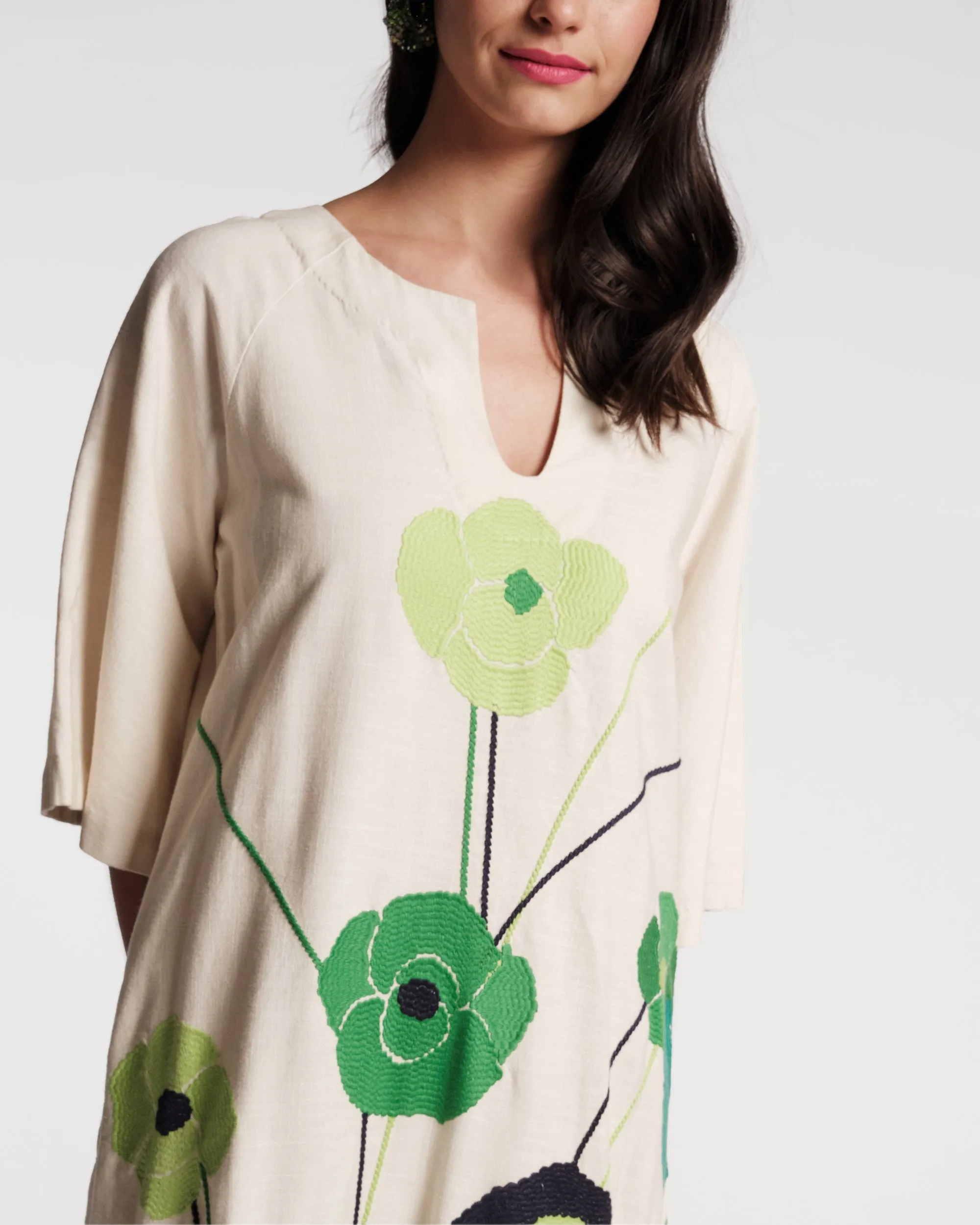 Dreamy Caftan Maxi - Grass is Greener sold by Frances Valentine product image thumbnail 2