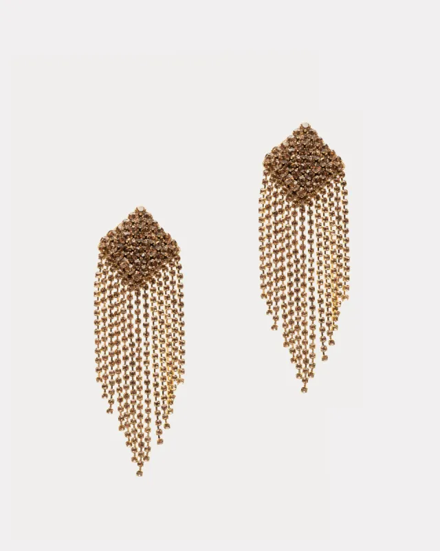 Niomi Earring - Gold sold by Frances Valentine