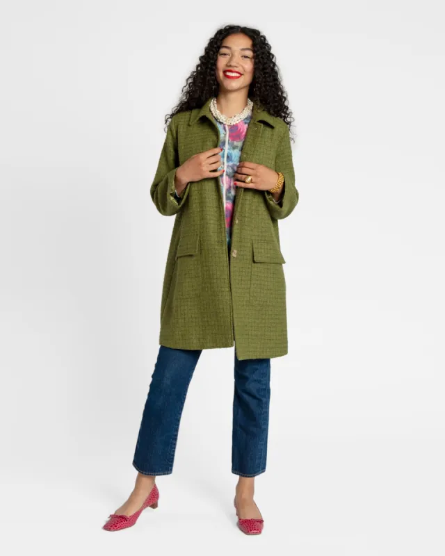 Wool Barn Jacket Green sold by Frances Valentine