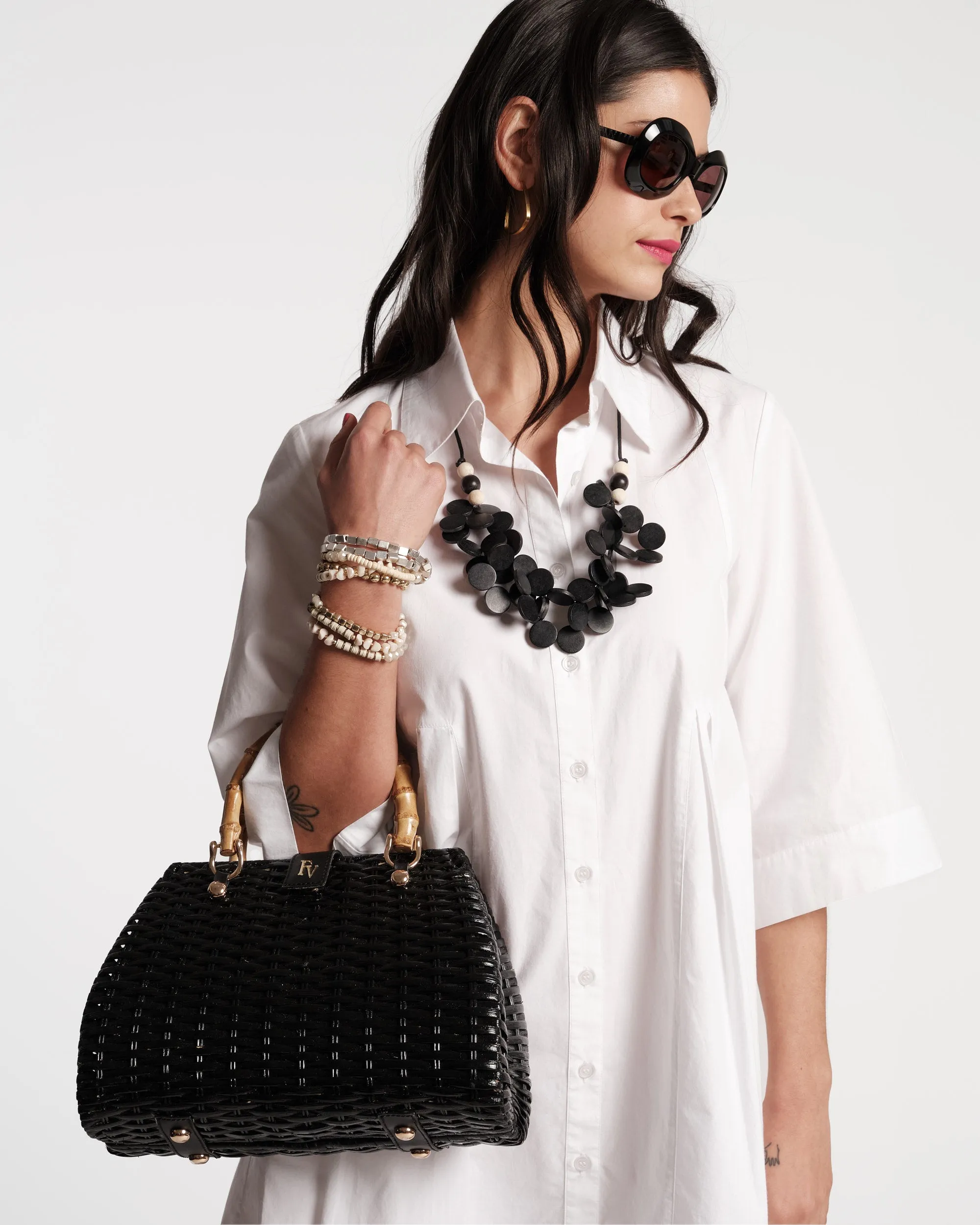 Isla Pleated Mini Shirtdress sold by Frances Valentine product image thumbnail 5