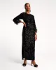 Regina Sequin Dress - Black sold by Frances Valentine
