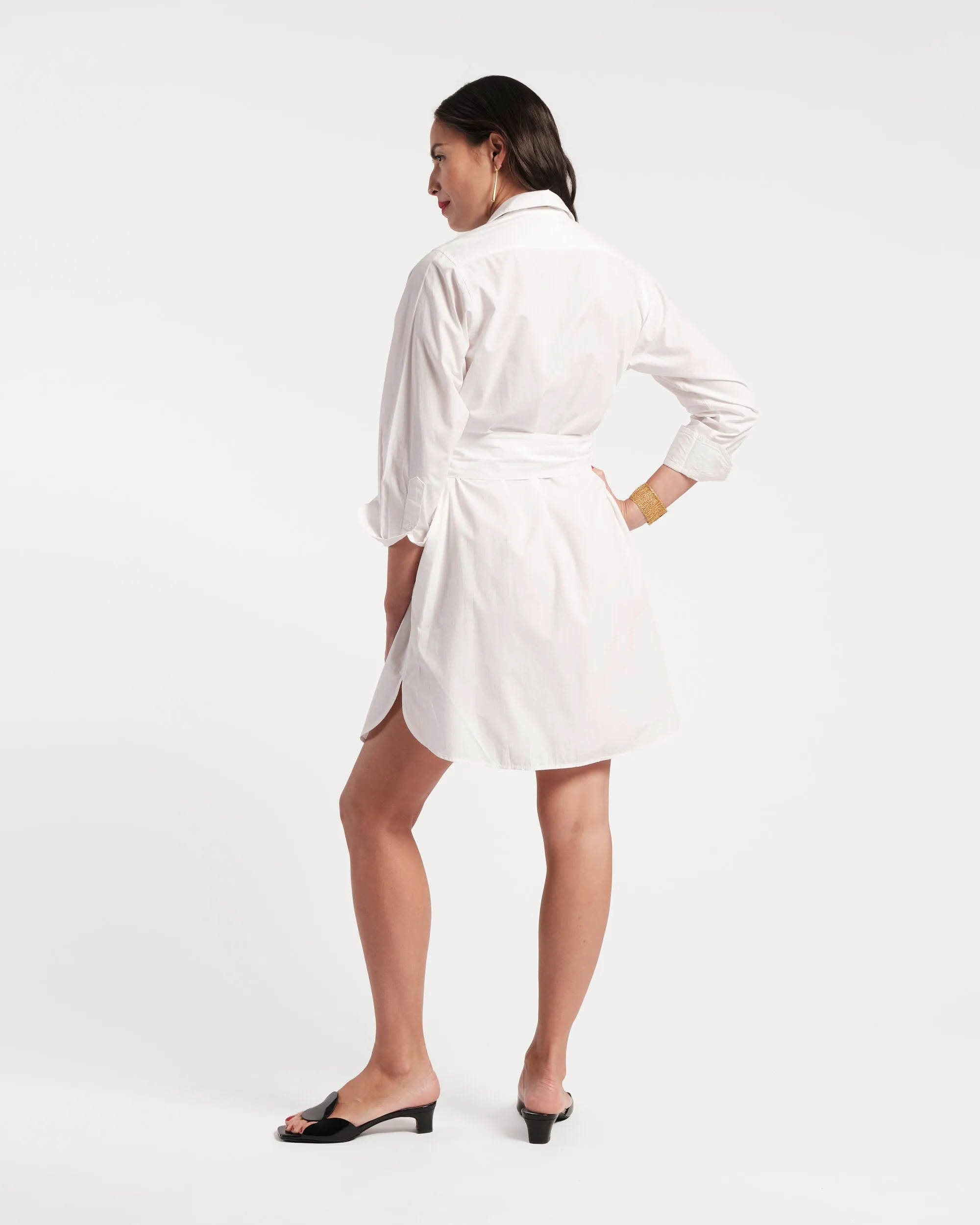 Perfect Shirtdress - White sold by Frances Valentine product image thumbnail 5