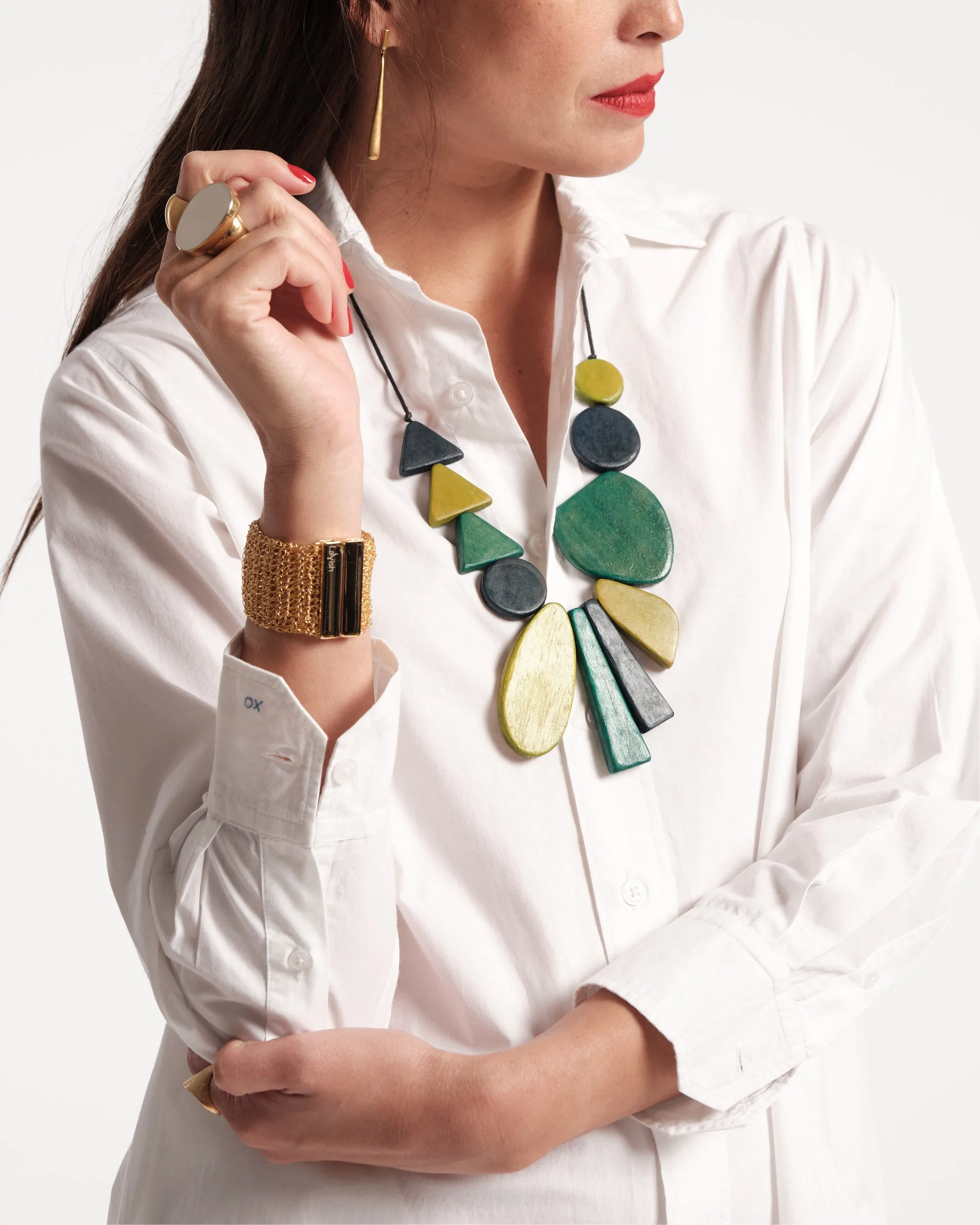 Perfect Shirtdress - White sold by Frances Valentine product image thumbnail 3