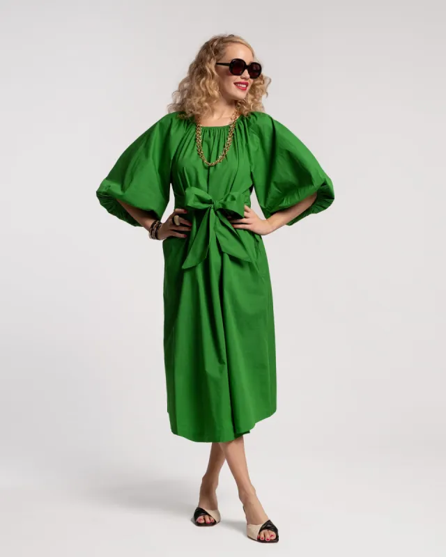 Bliss Midi Dress - Green sold by Frances Valentine