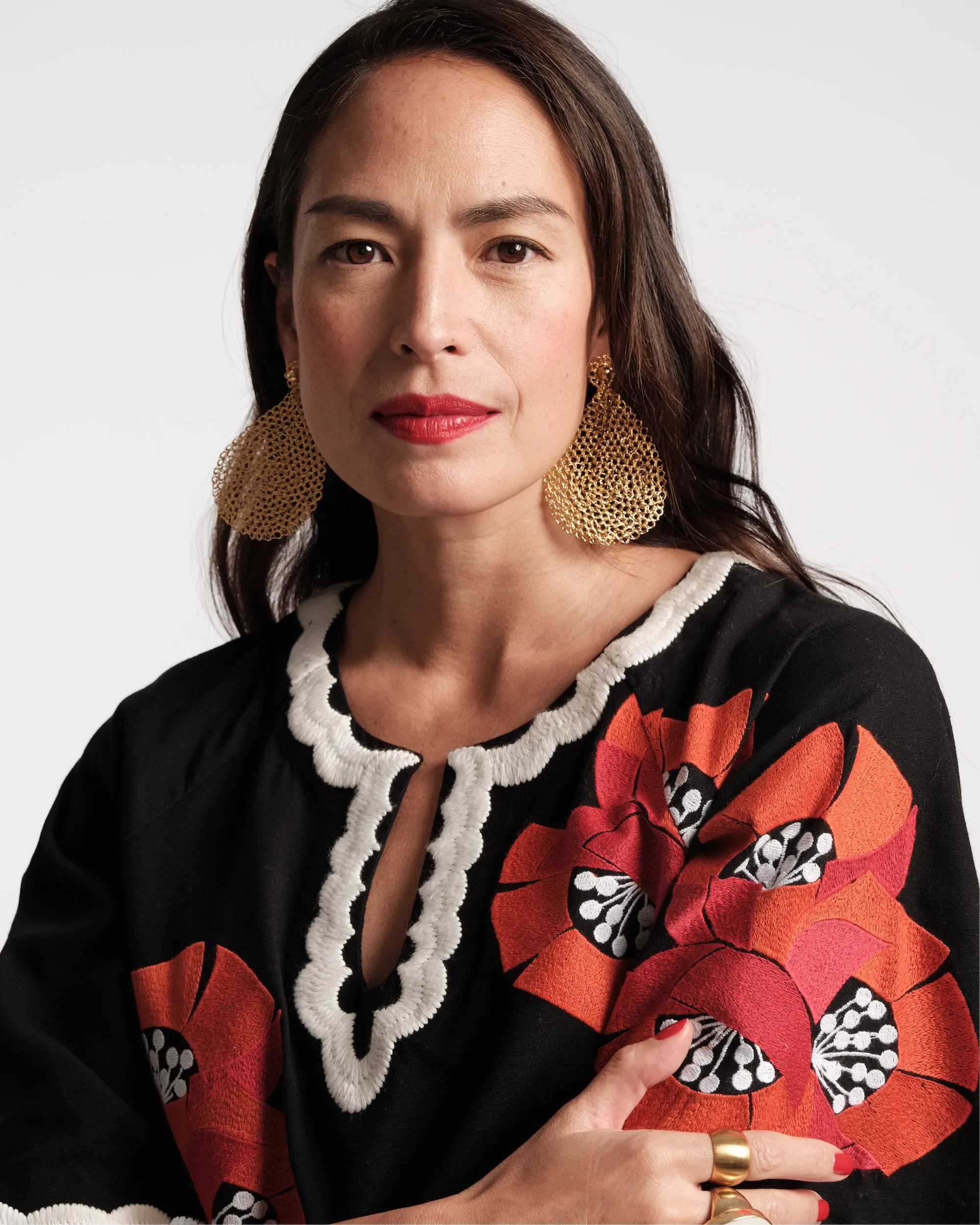 Charming Caftan Mini Japanese Poppy sold by Frances Valentine product image thumbnail 3