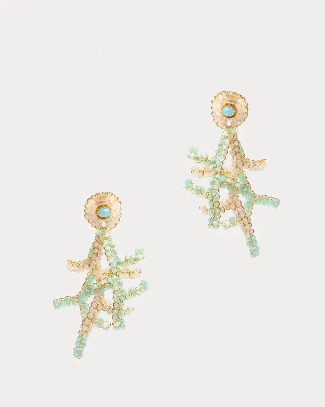 Coral Drop Earring sold by Frances Valentine