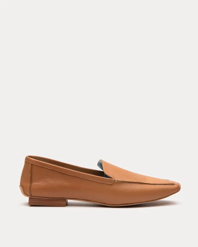 Elyce Loafer - Leather Camel sold by Frances Valentine