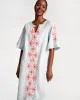 Charming Caftan Maxi - Gambit Light Blue sold by Frances Valentine