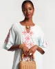 Charming Caftan Maxi - Gambit Light Blue sold by Frances Valentine