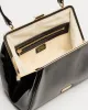 Frances Frame Bag Patent Leather Black sold by Frances Valentine