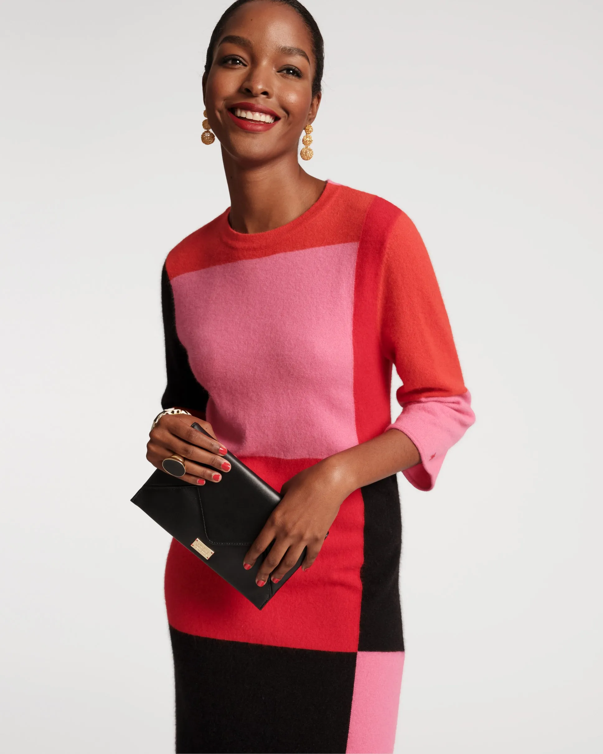 Evie Envelope Clutch Nappa Black sold by Frances Valentine product image thumbnail 3