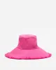 Canvas Fringe Hat - Pink sold by Frances Valentine