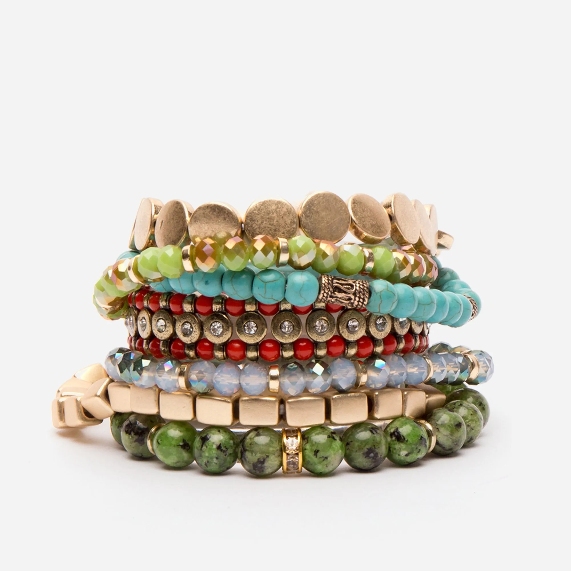 Aegean Stacked Bracelets sold by Frances Valentine